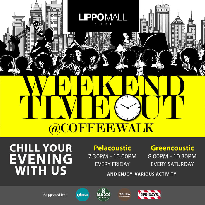 weekend timeout event in lippo mall puri st. moritz