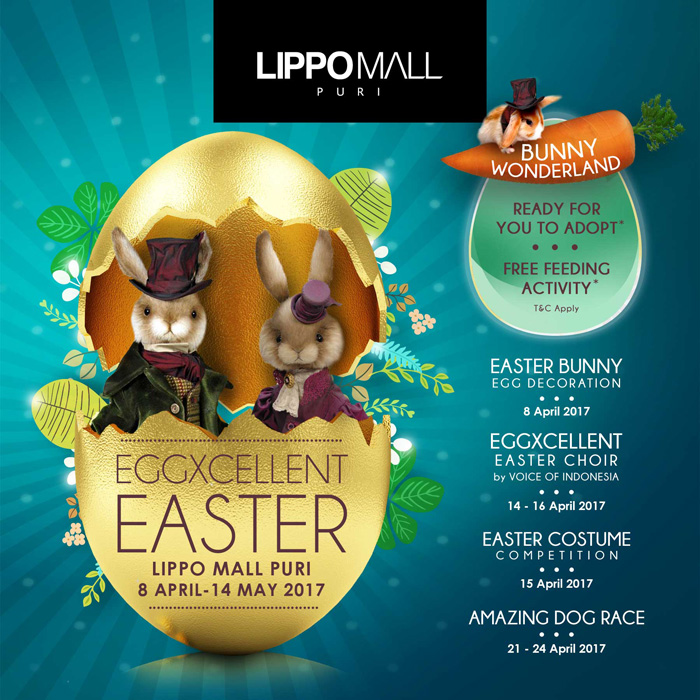 eggxcellent easter event in lippo mall puri st. moritz