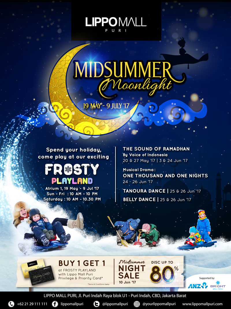 midsummer moonlight event in lippo mall puri st. moritz