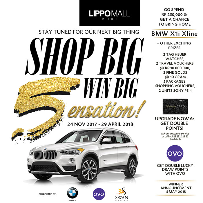 shop big win big sensation event in lippo mall puri st. moritz