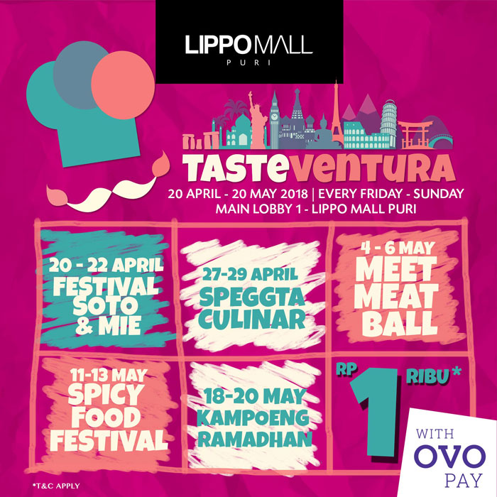 tasteventura event in lippo mall puri st. moritz