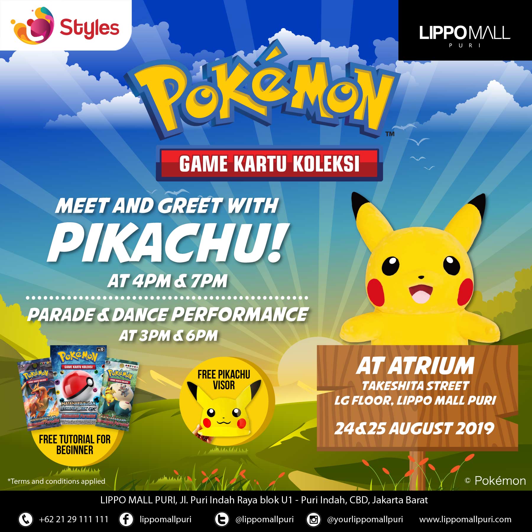 Pokemon event in lippo mall puri st. moritz