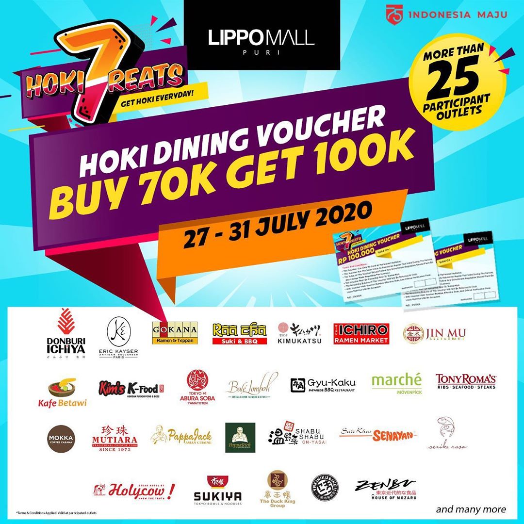 Hoki Treats Promo in lippo mall puri st. moritz