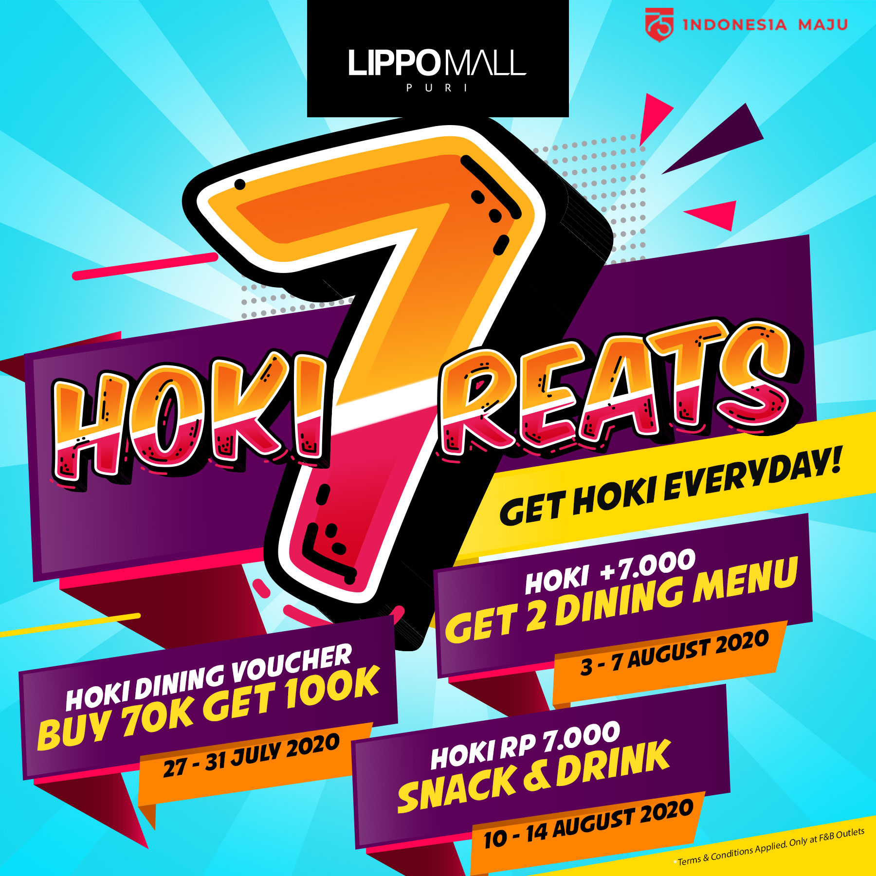 Hoki Treats Promo in lippo mall puri st. moritz