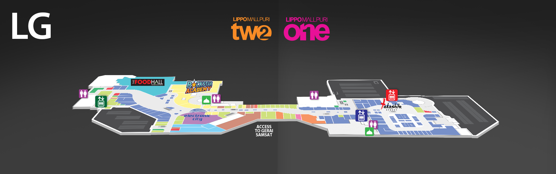 Lippo Mall Puri Map Lippo Mall Puri Tenant Detail